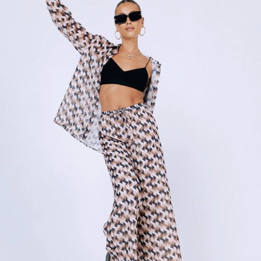 Deacon Set Pant Two Piece Set Brown